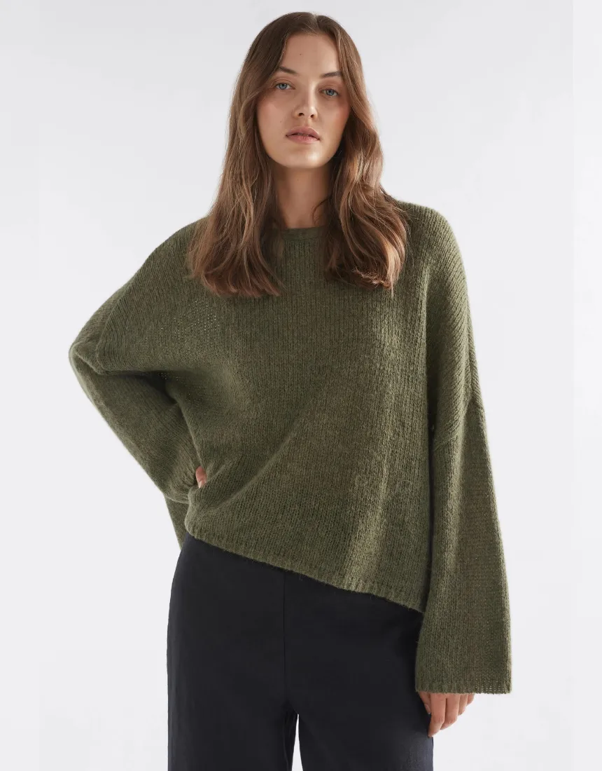 Elk - Agna Sweater Dark Olive