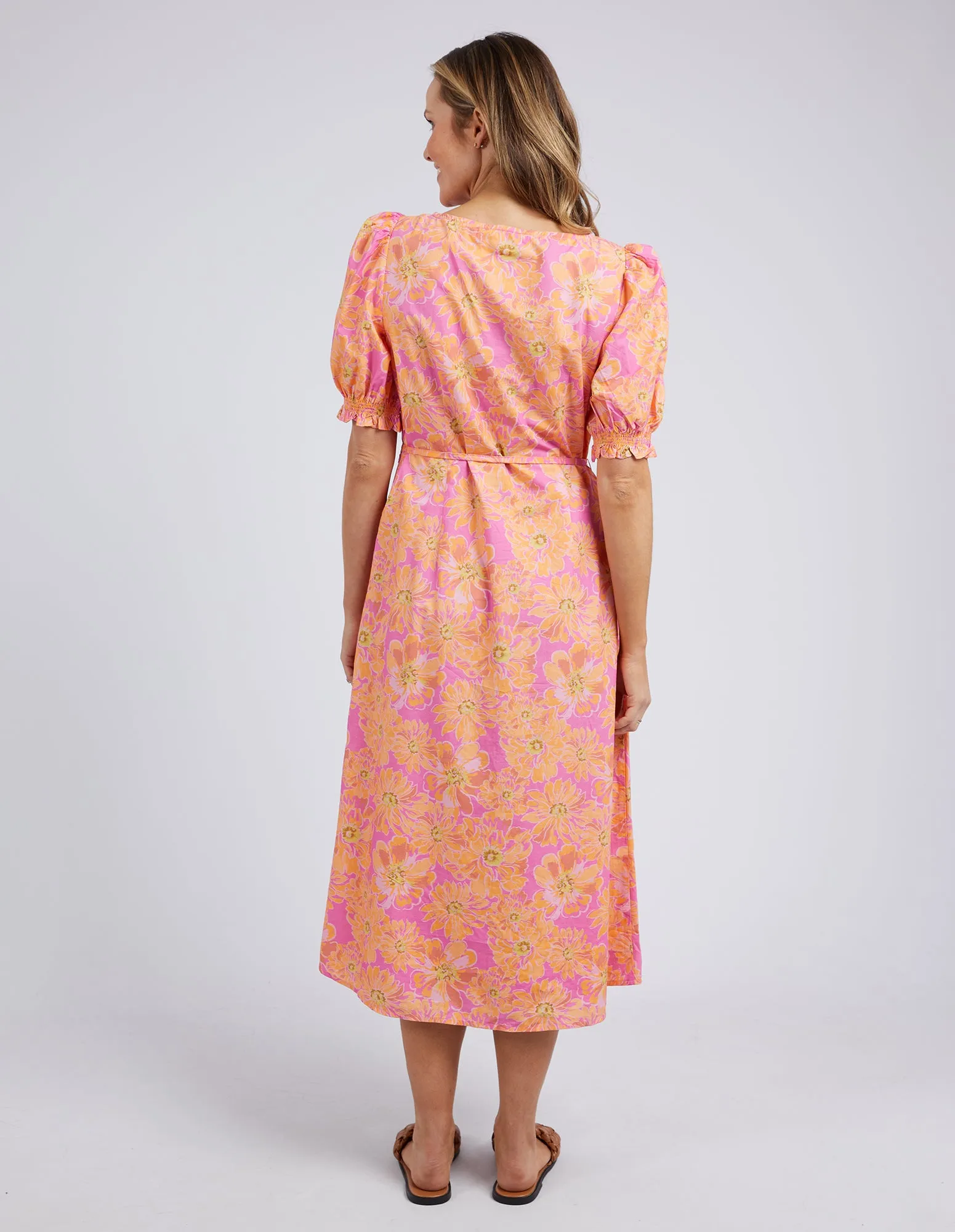 Elm Fuchsia Floral Dress - Fuchsia Floral Print