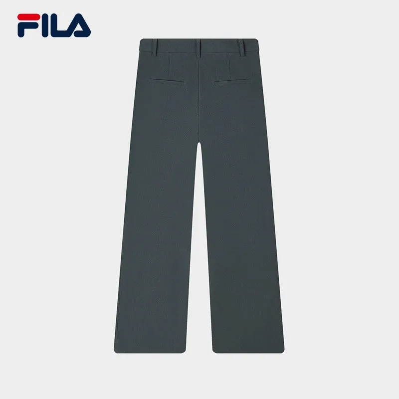 FILA CORE WHITE LINE EMERALD Women Knit Pants in Green