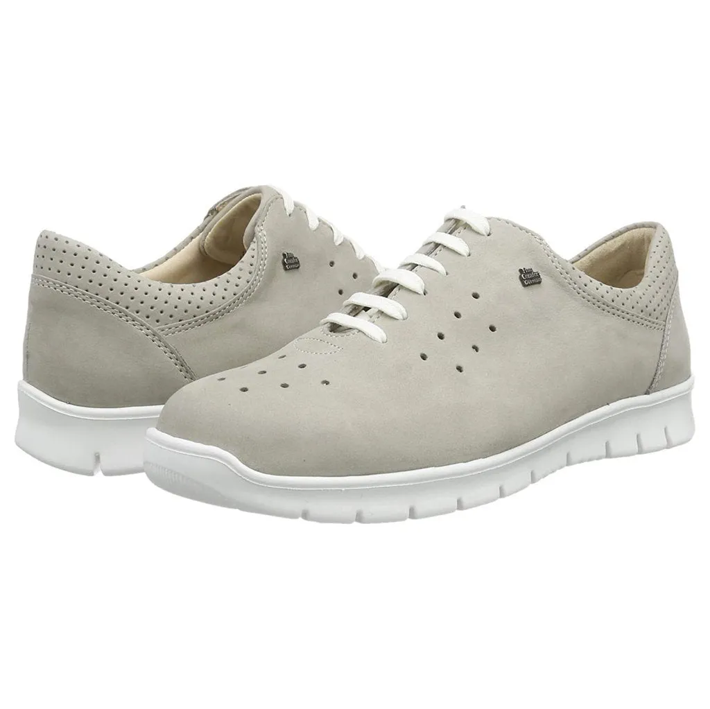 Finn Comfort Womens Trainers Barletta Lace-Up Low-Top Outdoor Nubuck Leather - UK 5