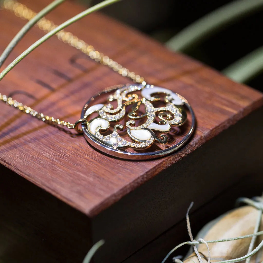 Gaia Fine Cirrus Pendant Necklace