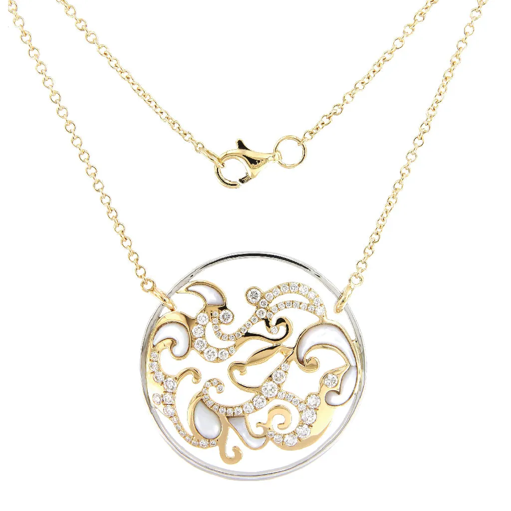 Gaia Fine Cirrus Pendant Necklace