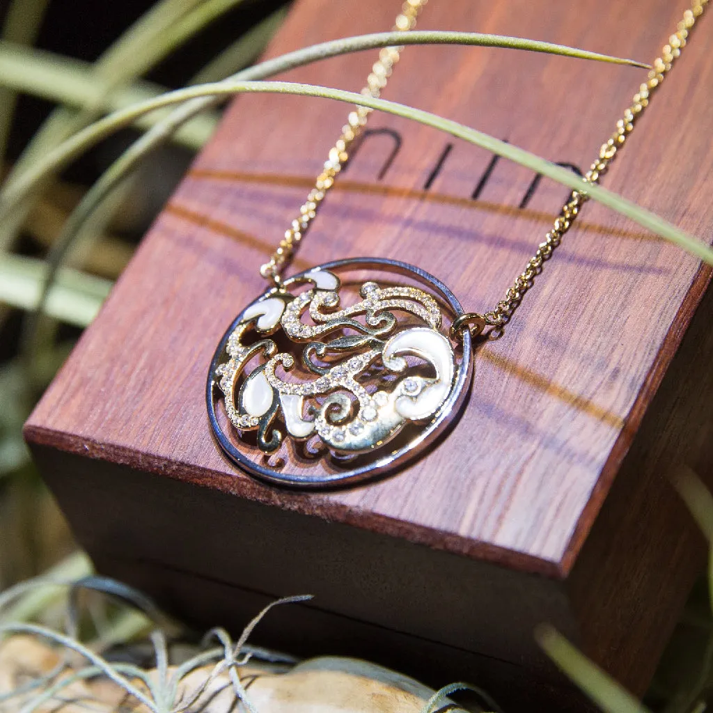 Gaia Fine Cirrus Pendant Necklace