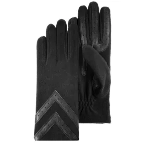 Gants Femme tactiles Polaire Recyclée Noir