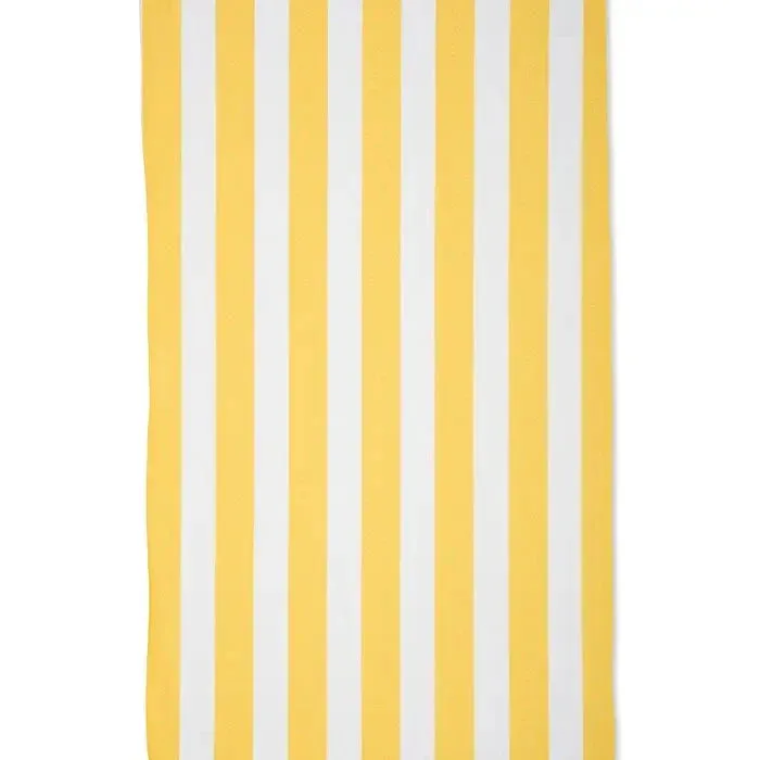 GEOMETRY - Kitchen Tea Towel Yellow Stripe