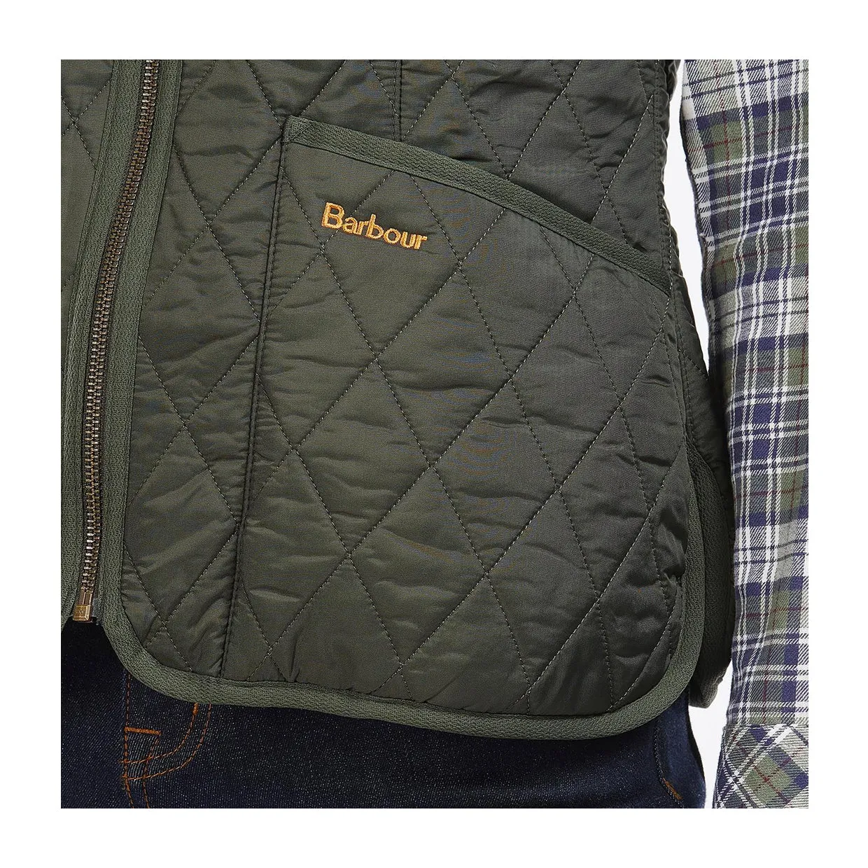 Gilet Barbour Fleece Betty Liner Verde Oliva