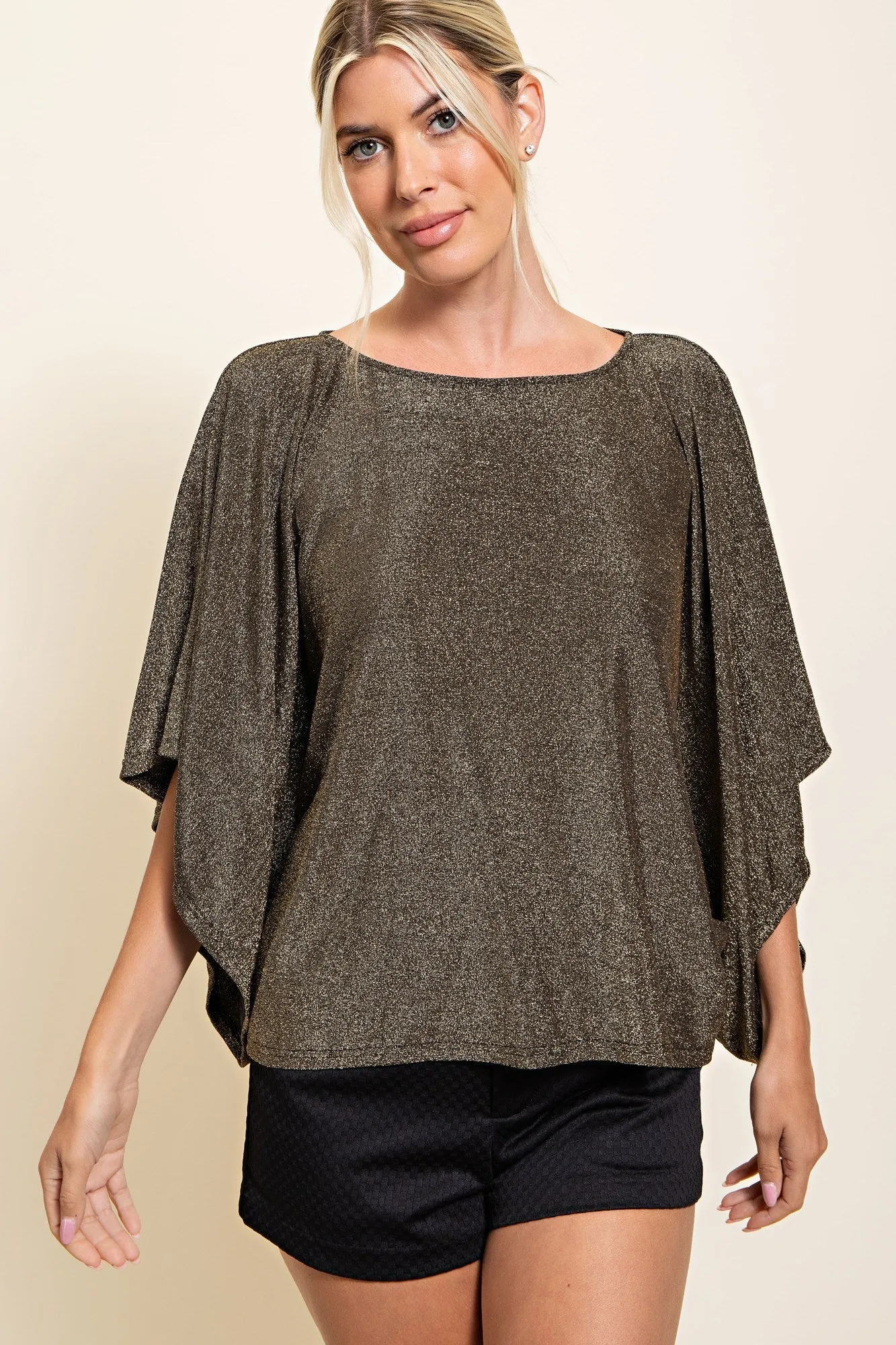 Glitter Kimono Top