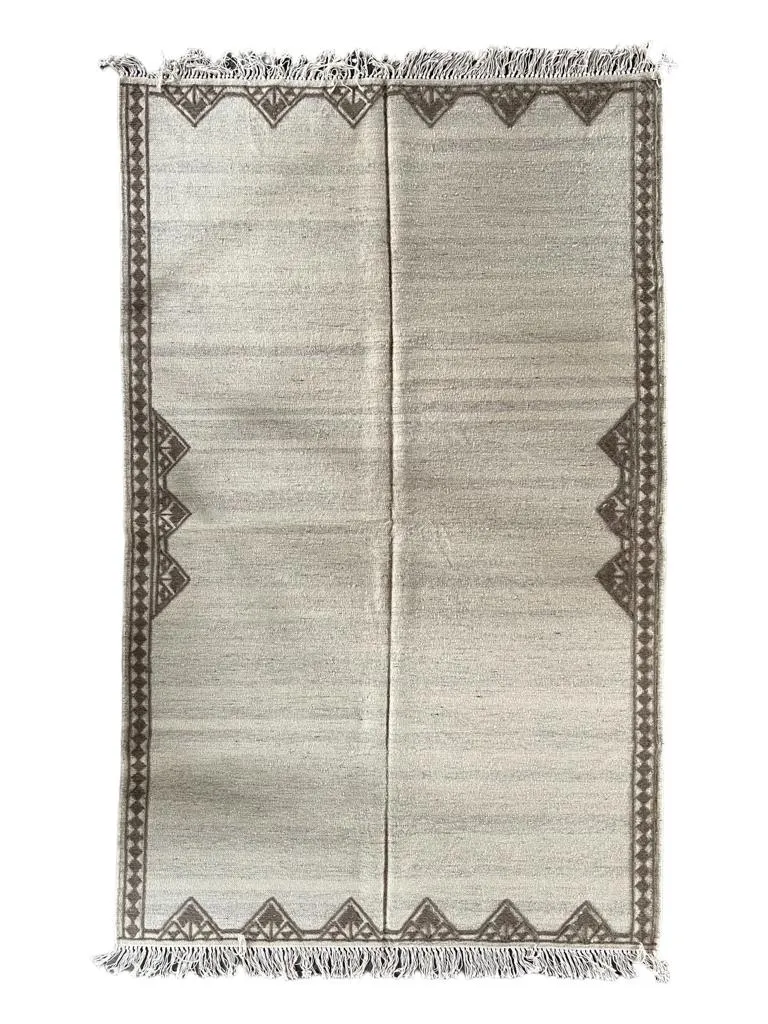 Hand Knotted Wool & Cotton RUG 44