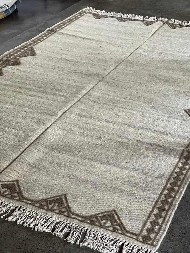 Hand Knotted Wool & Cotton RUG 44