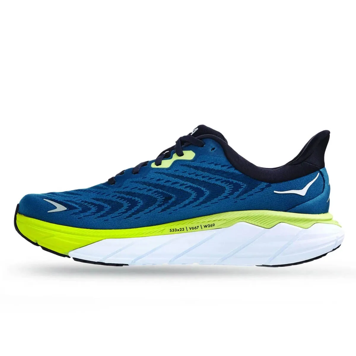 Hoka Arahi 6 Mens | Blue Graphite / Blue Coral