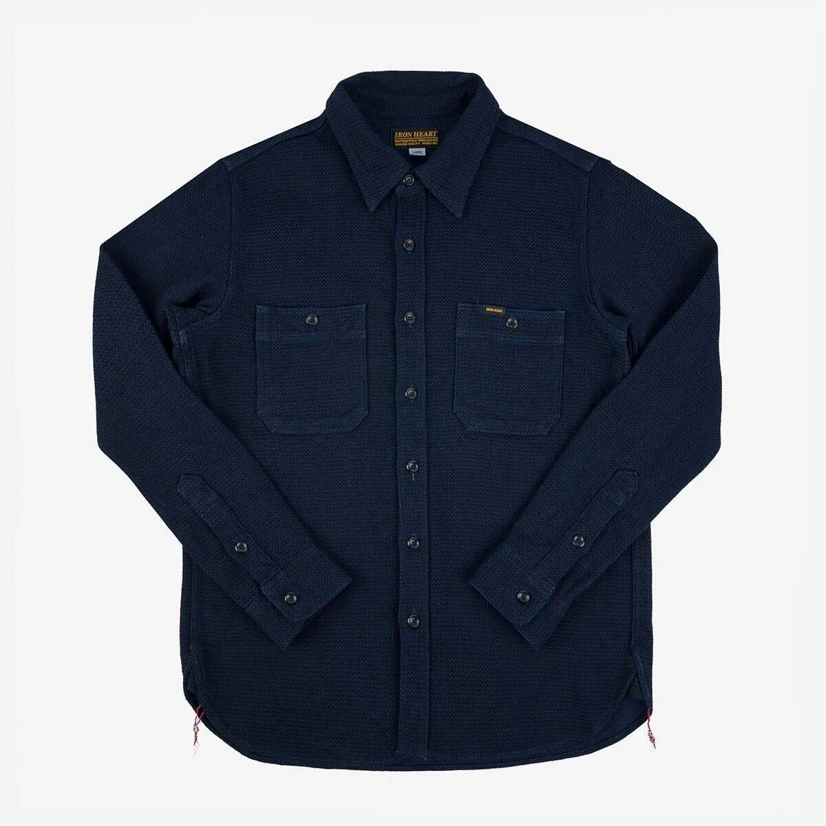 Iron Heart - IHSH-380-IND - 12oz Dobby Cloth Work Shirt - Indigo