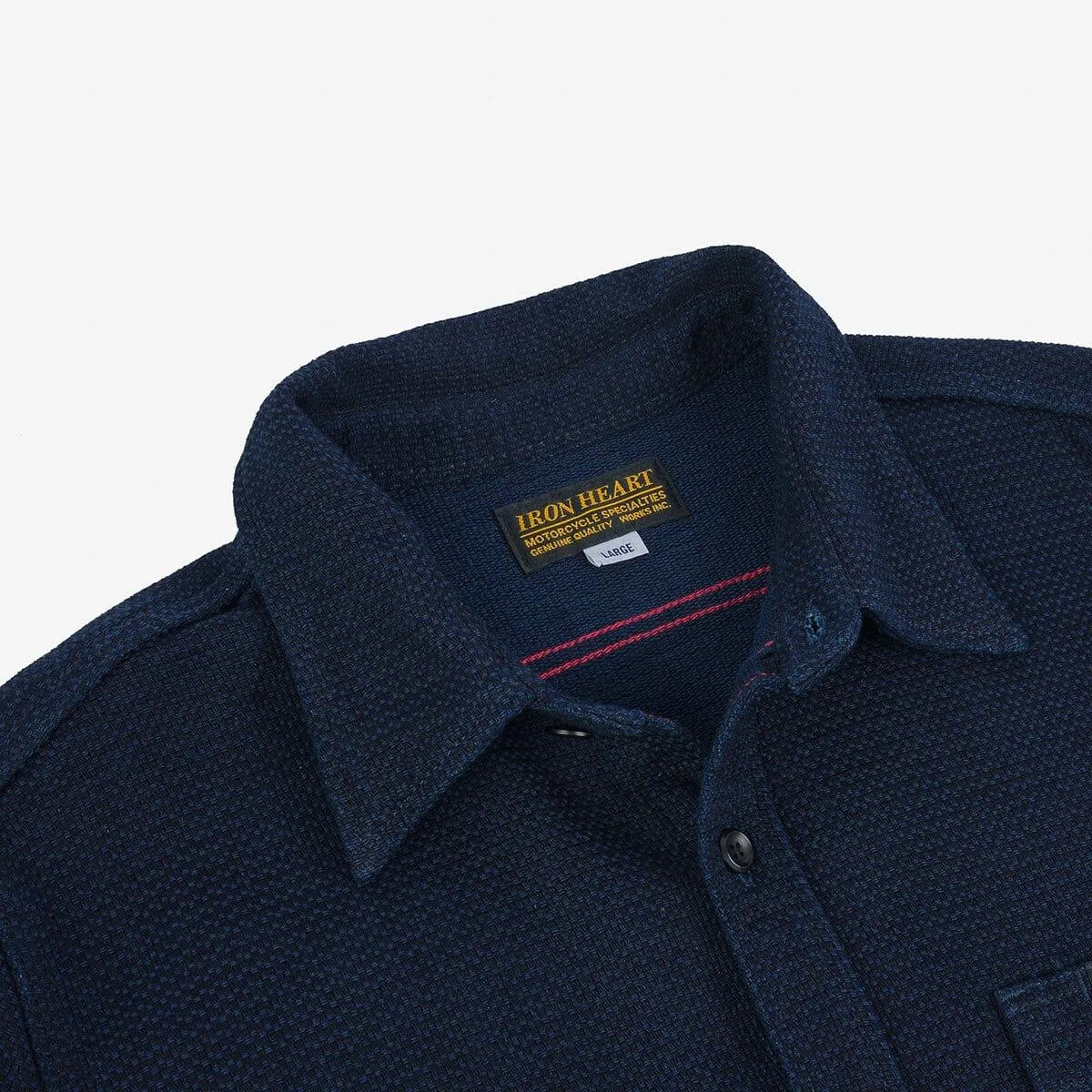 Iron Heart - IHSH-380-IND - 12oz Dobby Cloth Work Shirt - Indigo