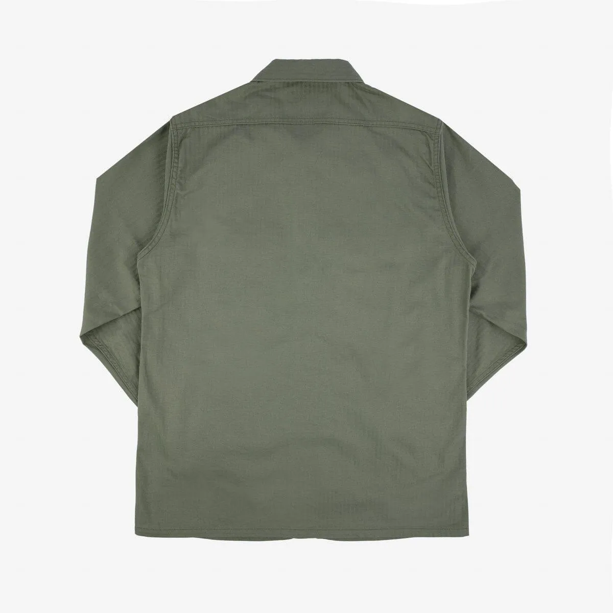 Iron Heart - IHSH-385-ODG - 9oz Herringbone Military Shirt - Olive Drab Green