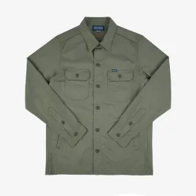 Iron Heart - IHSH-385-ODG - 9oz Herringbone Military Shirt - Olive Drab Green