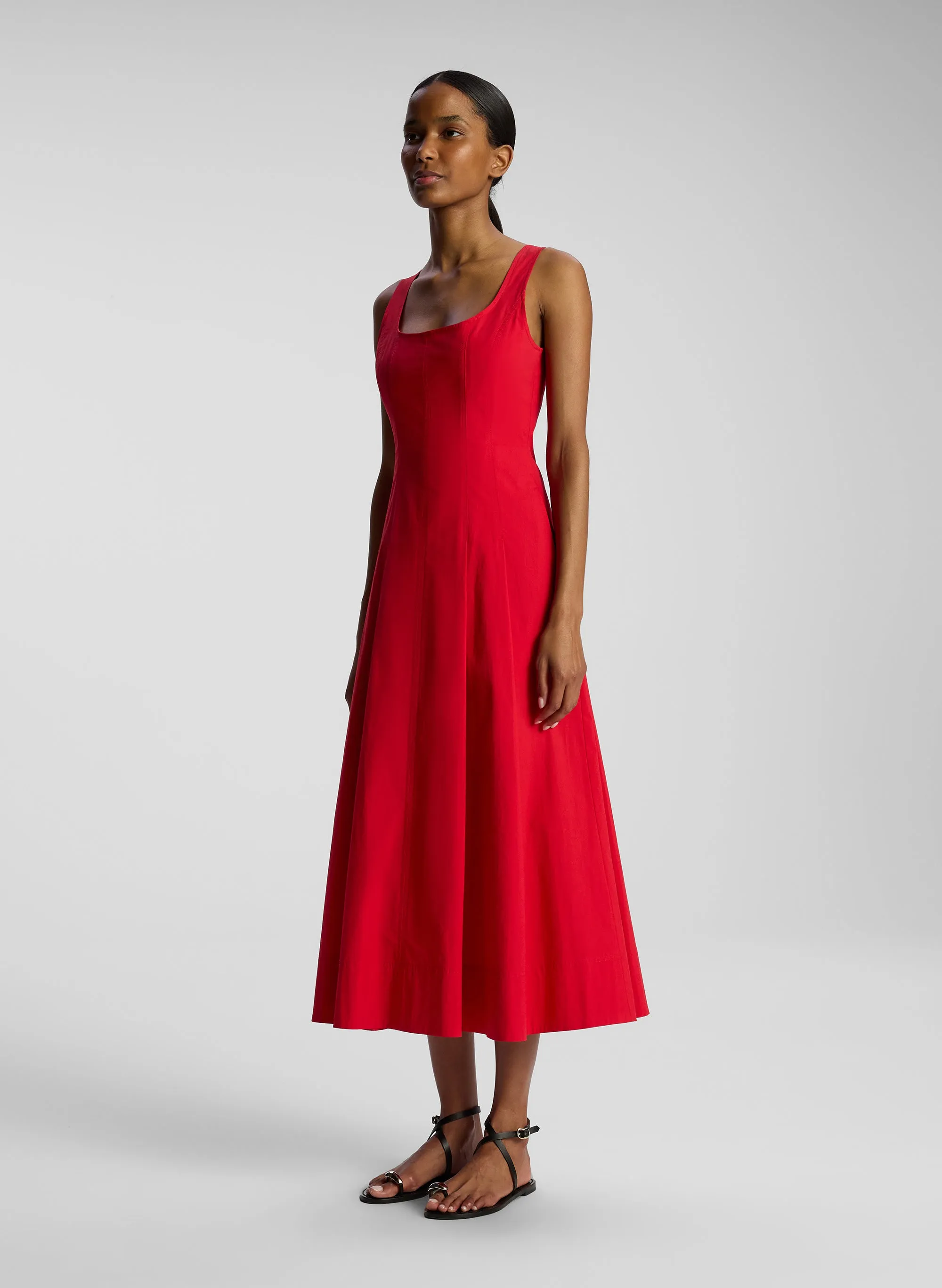 Isabel Cotton Midi Dress