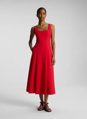 Isabel Cotton Midi Dress