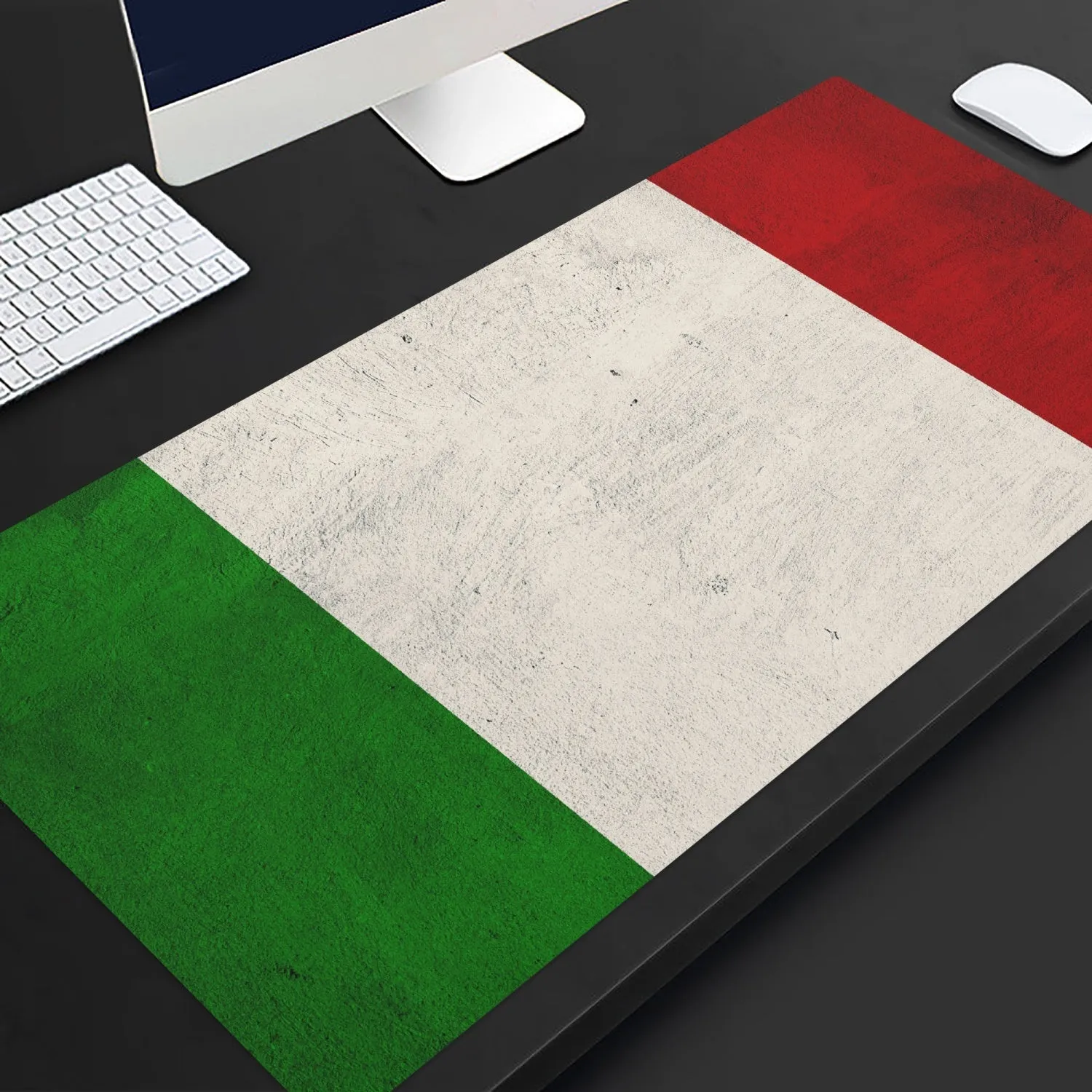 Italian Flag - Premium Office Desk Mat