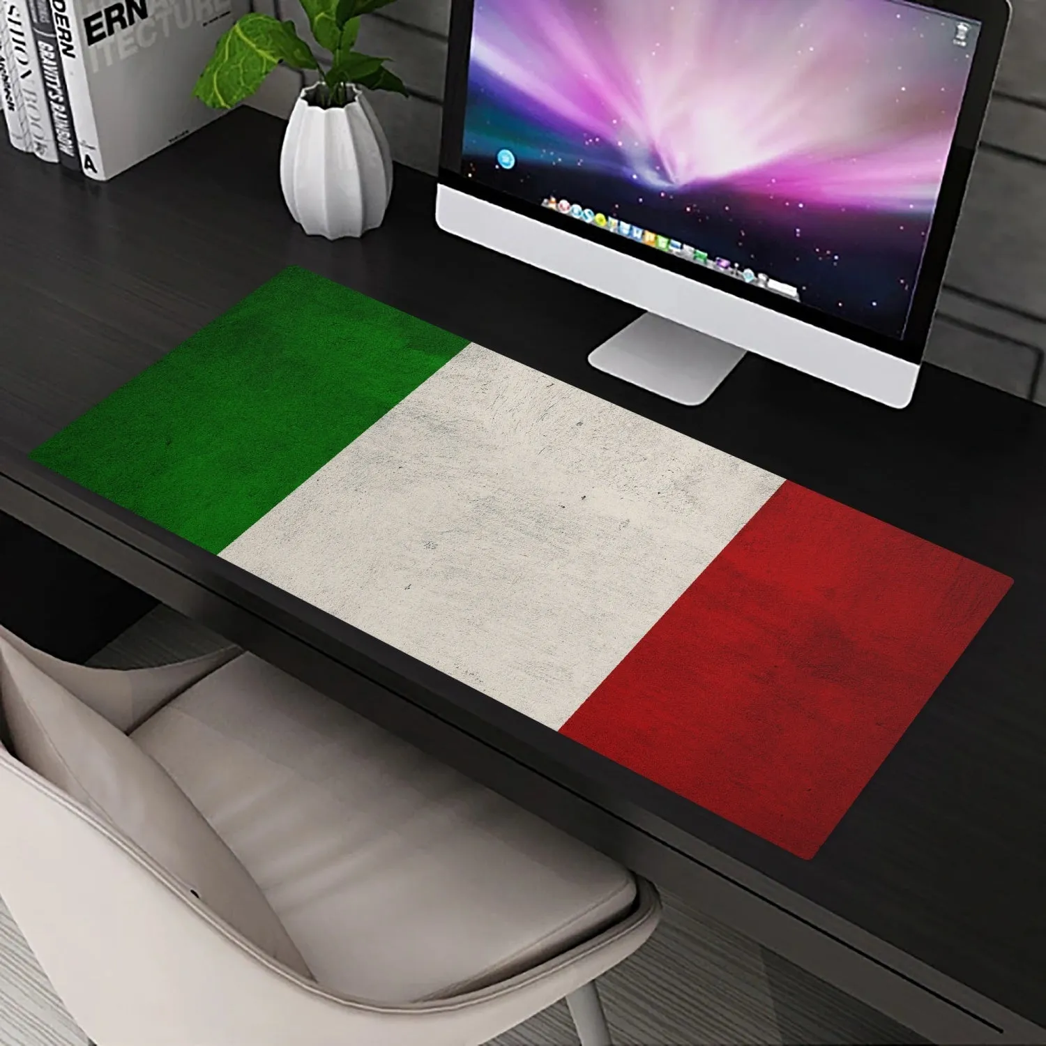 Italian Flag - Premium Office Desk Mat