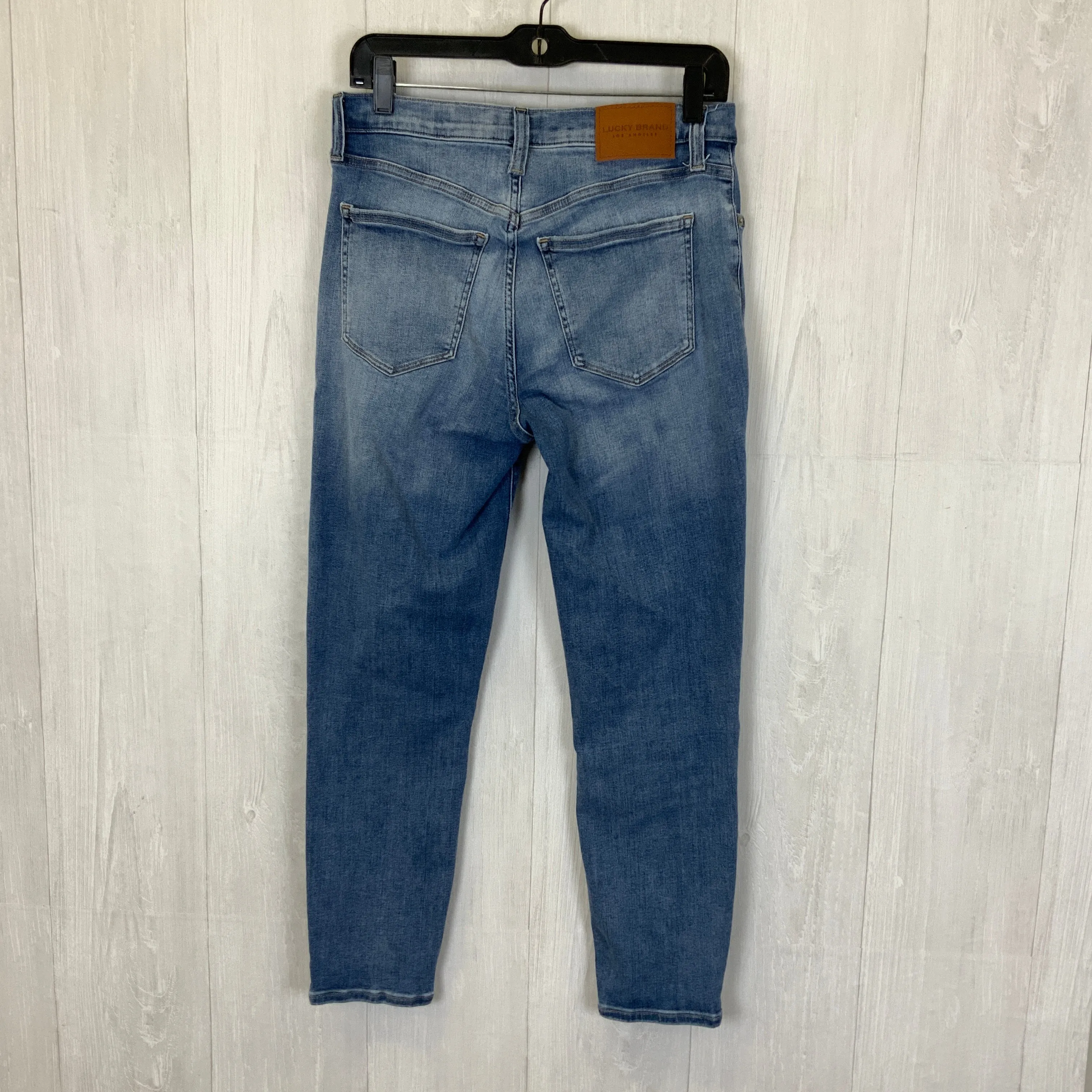 Jeans Skinny By Lucky Brand In Blue Denim, Size: 8