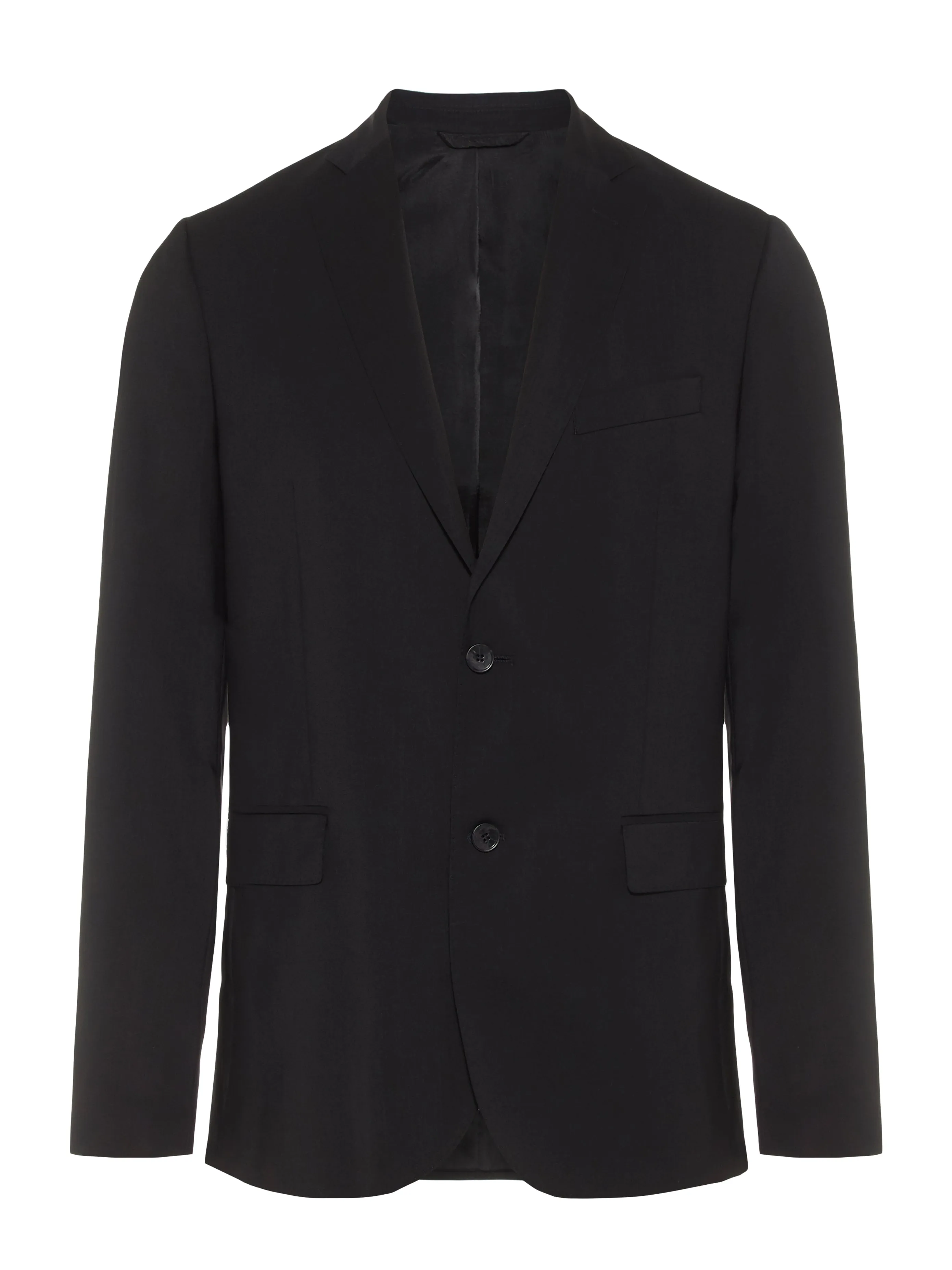 J.Lindeberg Mens Hopper Soft Comfort Wool Blazer - BLACK