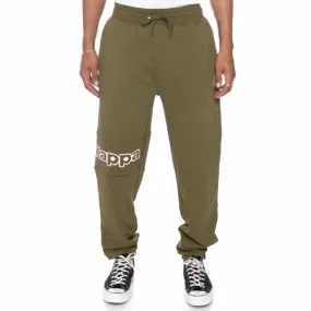 Kappa Logo Arctplus Sweatpants (Green Olive) 331D31W