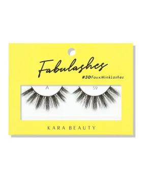 Kara Beauty 3D Faux Mink Eyelashes-A59