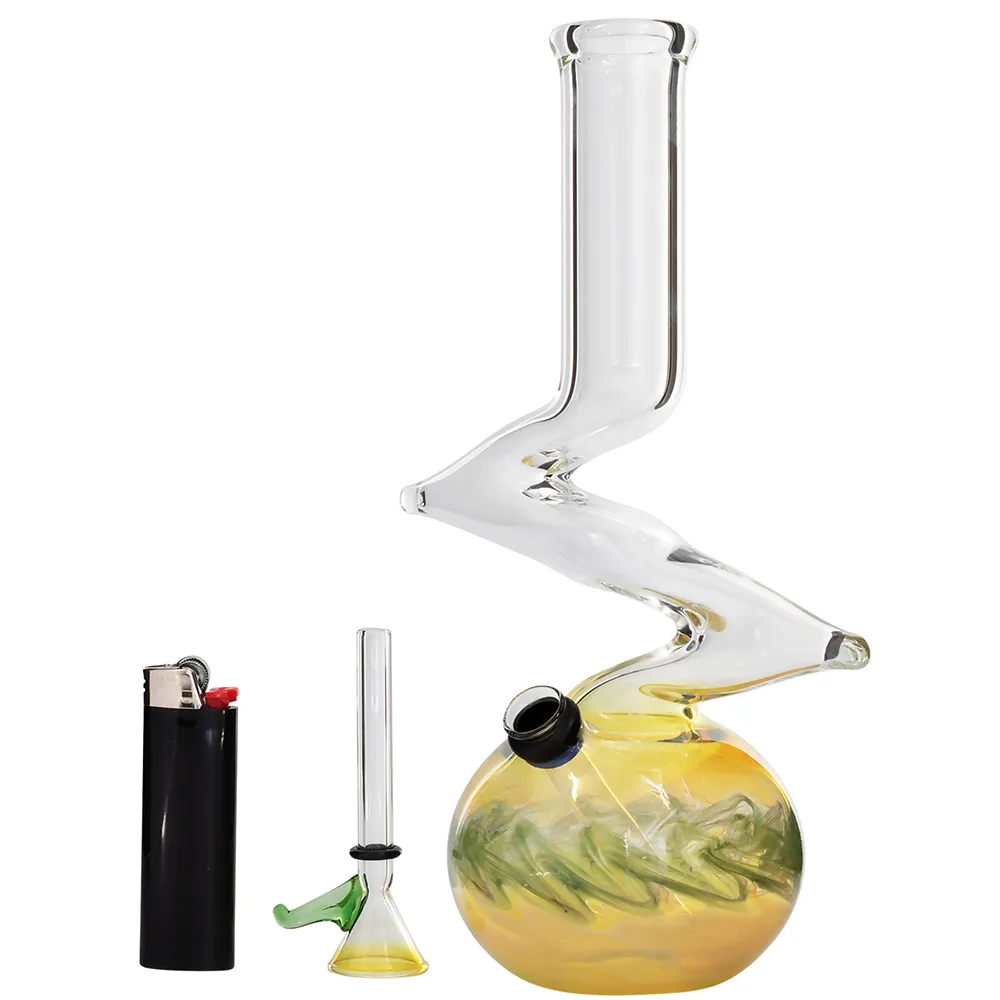 LA Pipes Double Zong Bubble Base Bong