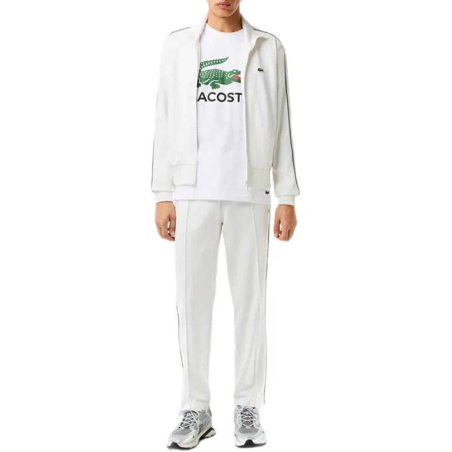 Lacoste Jersey Signature Print Tee (White) TH1285-51