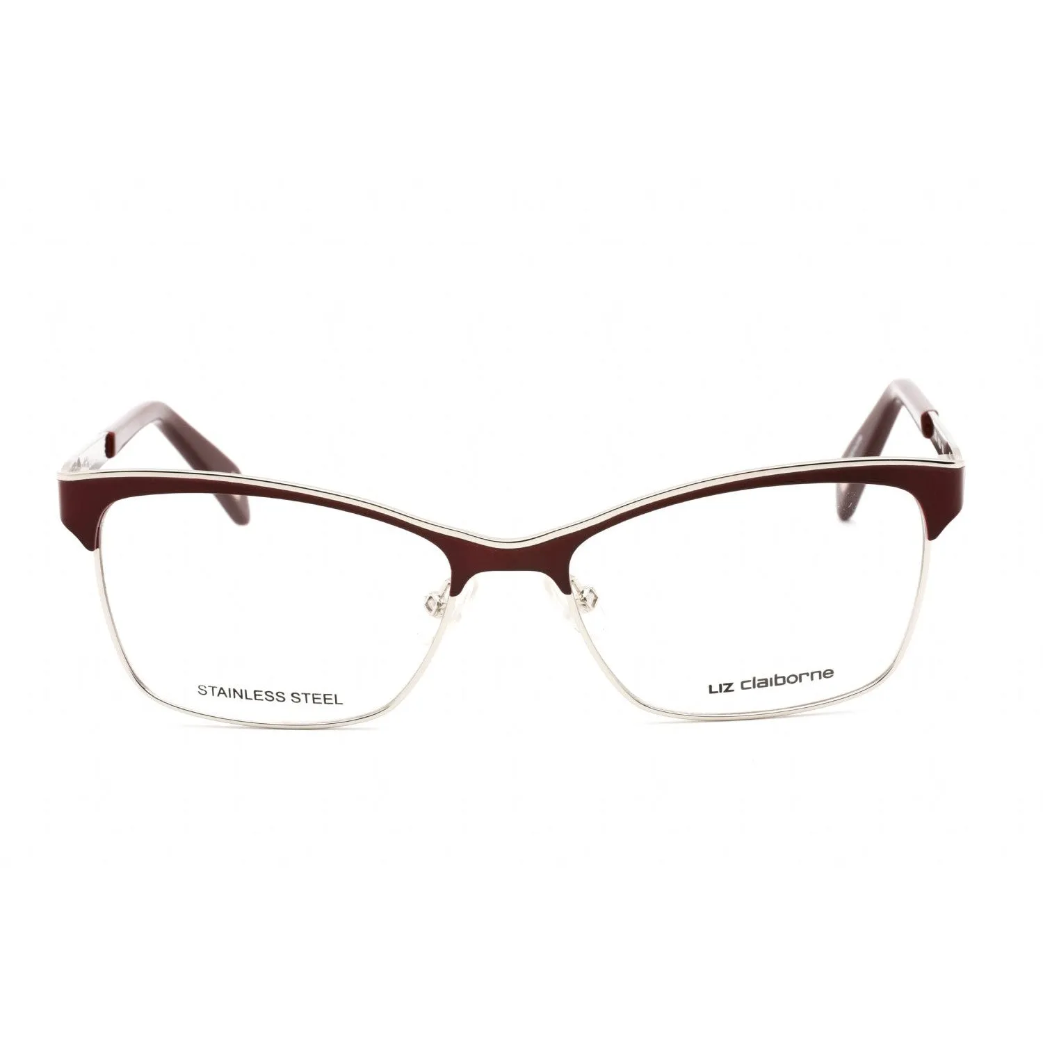 Liz Claiborne L 635 Eyeglasses Matte Bursil / Clear Lens