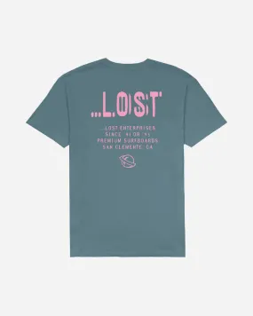 Lost Mens Jitter T-Shirt - Dusty Teal