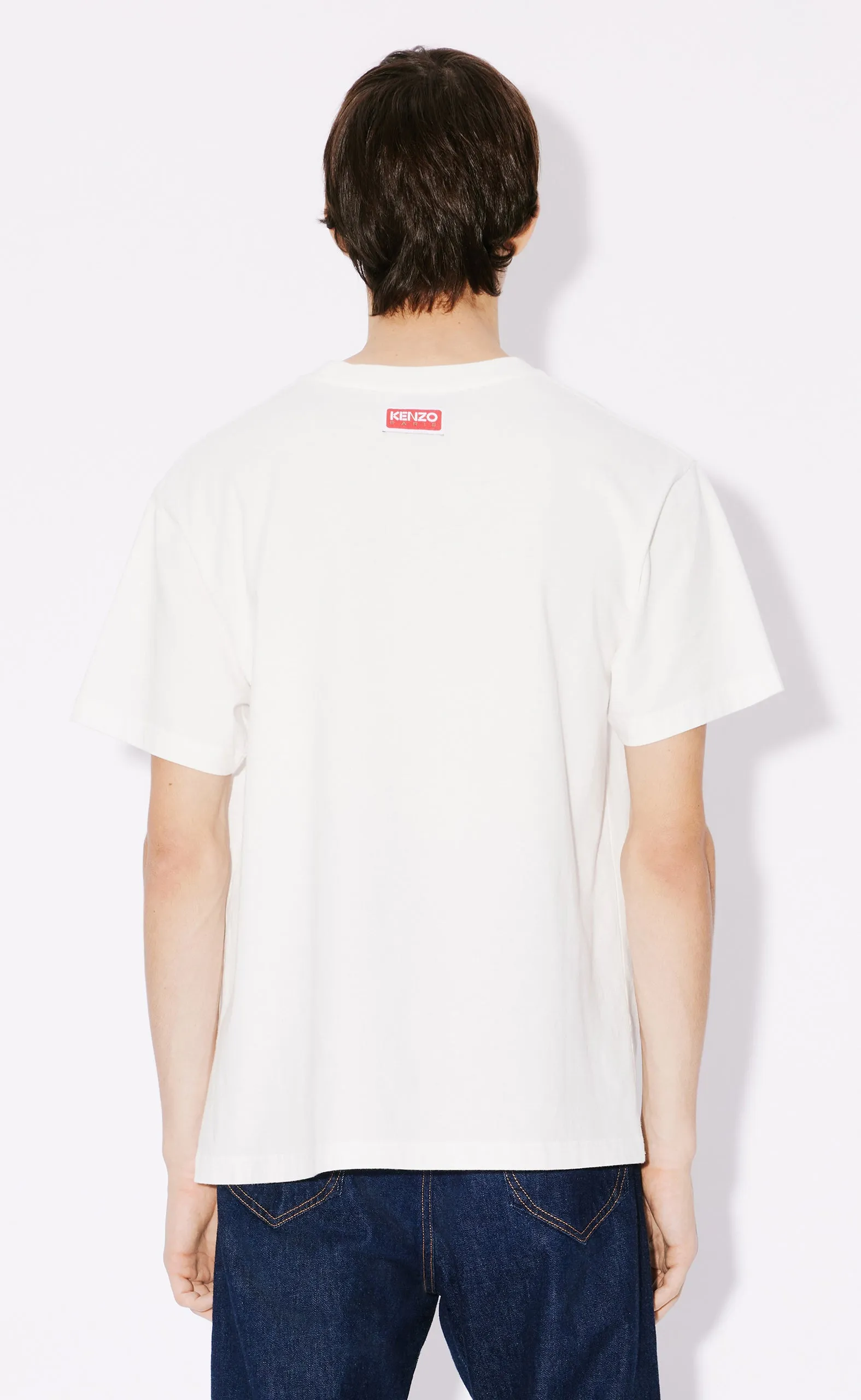 LUCKY TIGER OVERSIZE MIDNIGHT OFF WHITE T-SHIRT