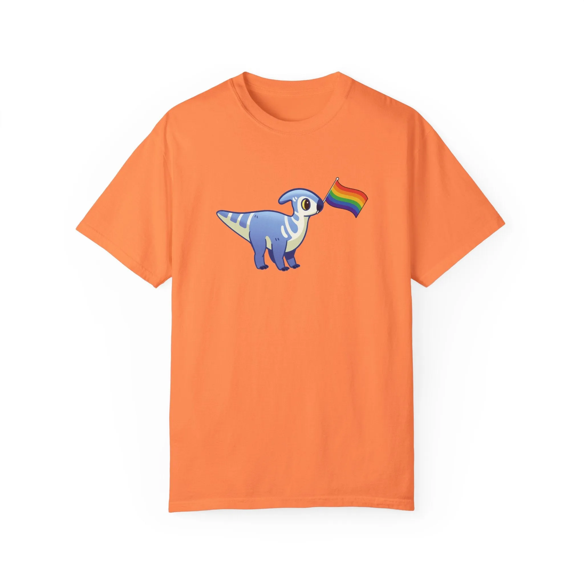 Lucky with a Pride Flag - T-Shirt