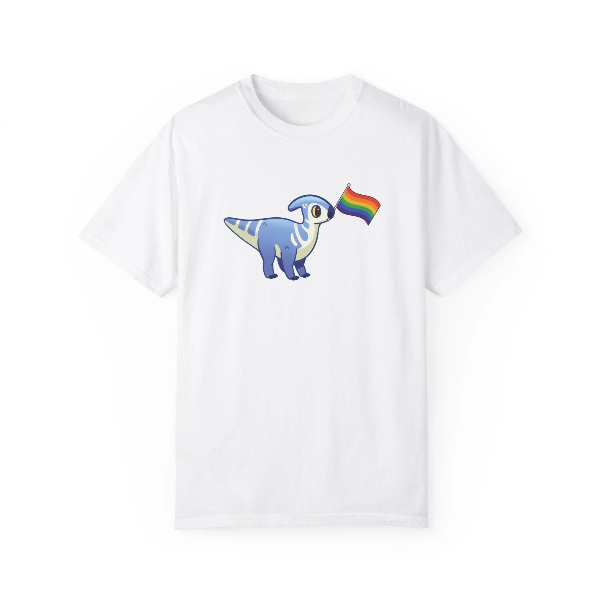 Lucky with a Pride Flag - T-Shirt