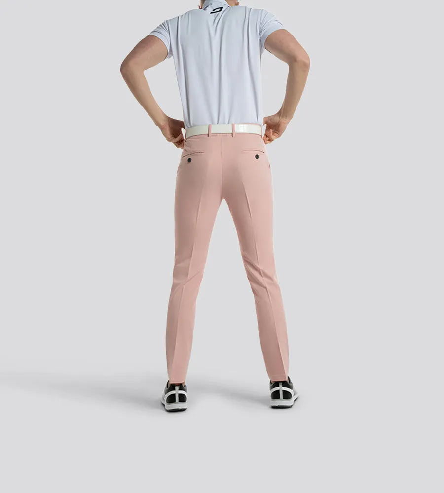 MENS CLIMA GOLF TROUSERS PINK