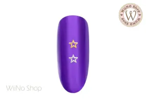 Mini Star Ultra Thin Nail Art Metal Decoration- 25 pcs