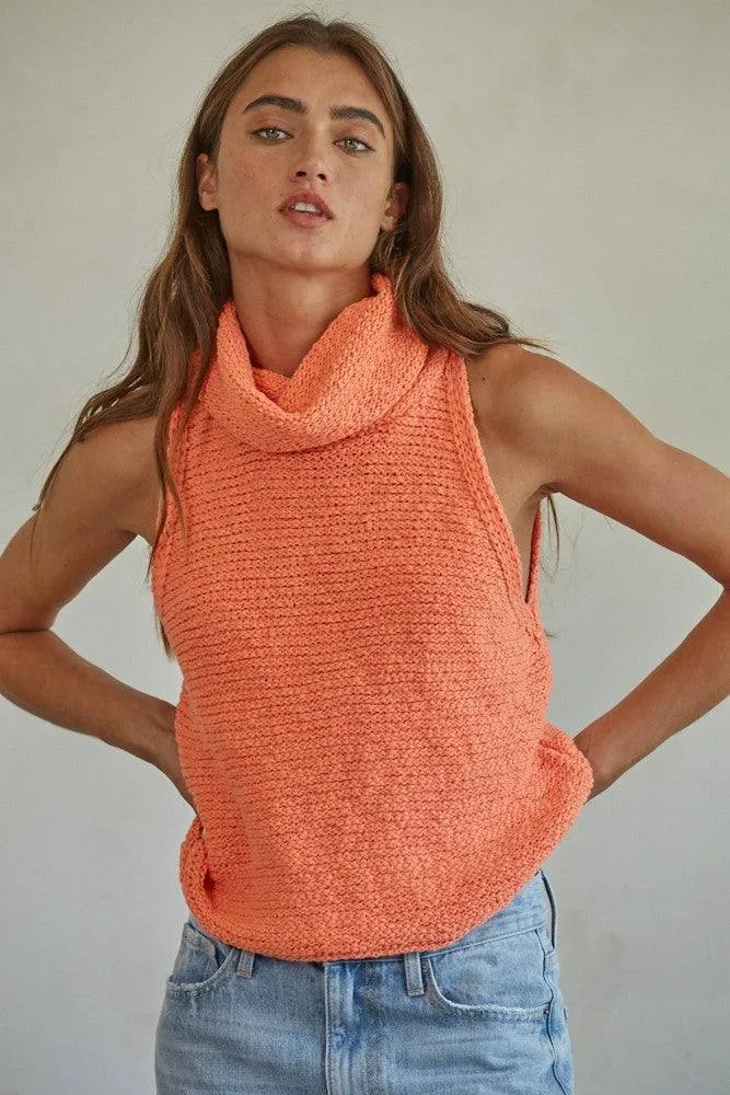 Mock Neck Sweater Tank