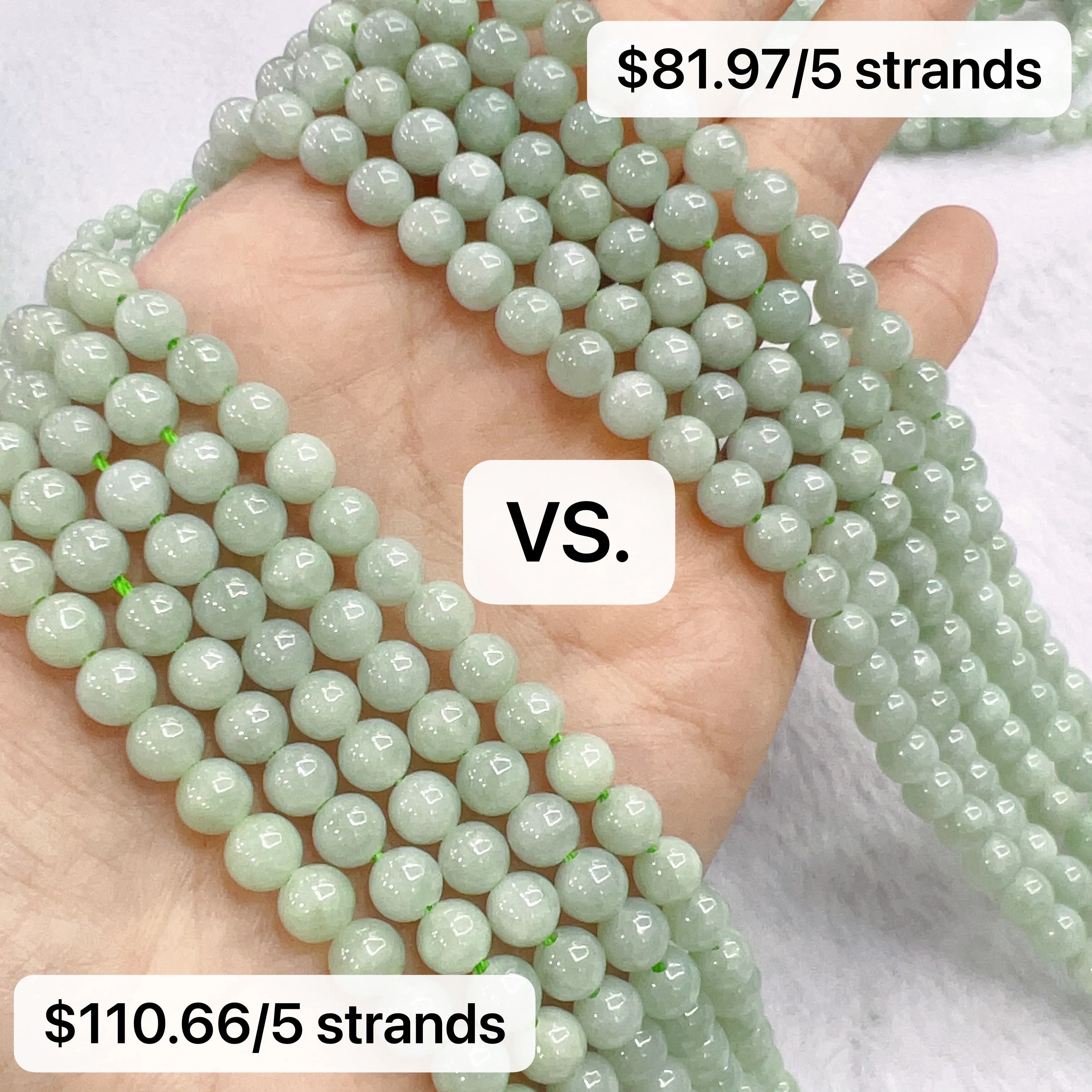 Nice Color - 6mm Genuine Jadeite Round Bead Strands DIY Jewelry Making Project