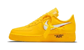 Nike Air Force 1 Low Off-White University Gold Metallic Silver