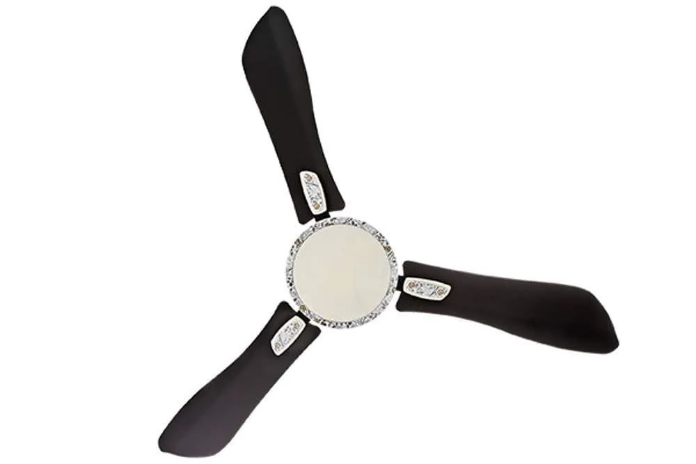 Orient ARETA Trendz Decorative Ceiling Fan (Floral Matt Black)