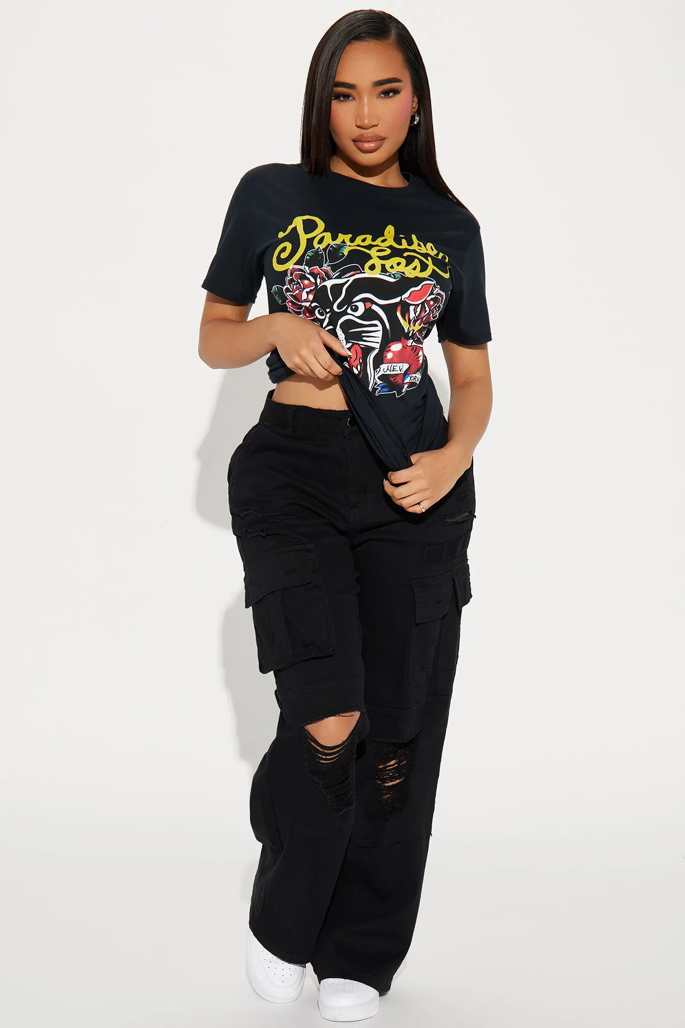 Panther Paradise Lost Graphic Tee - Black