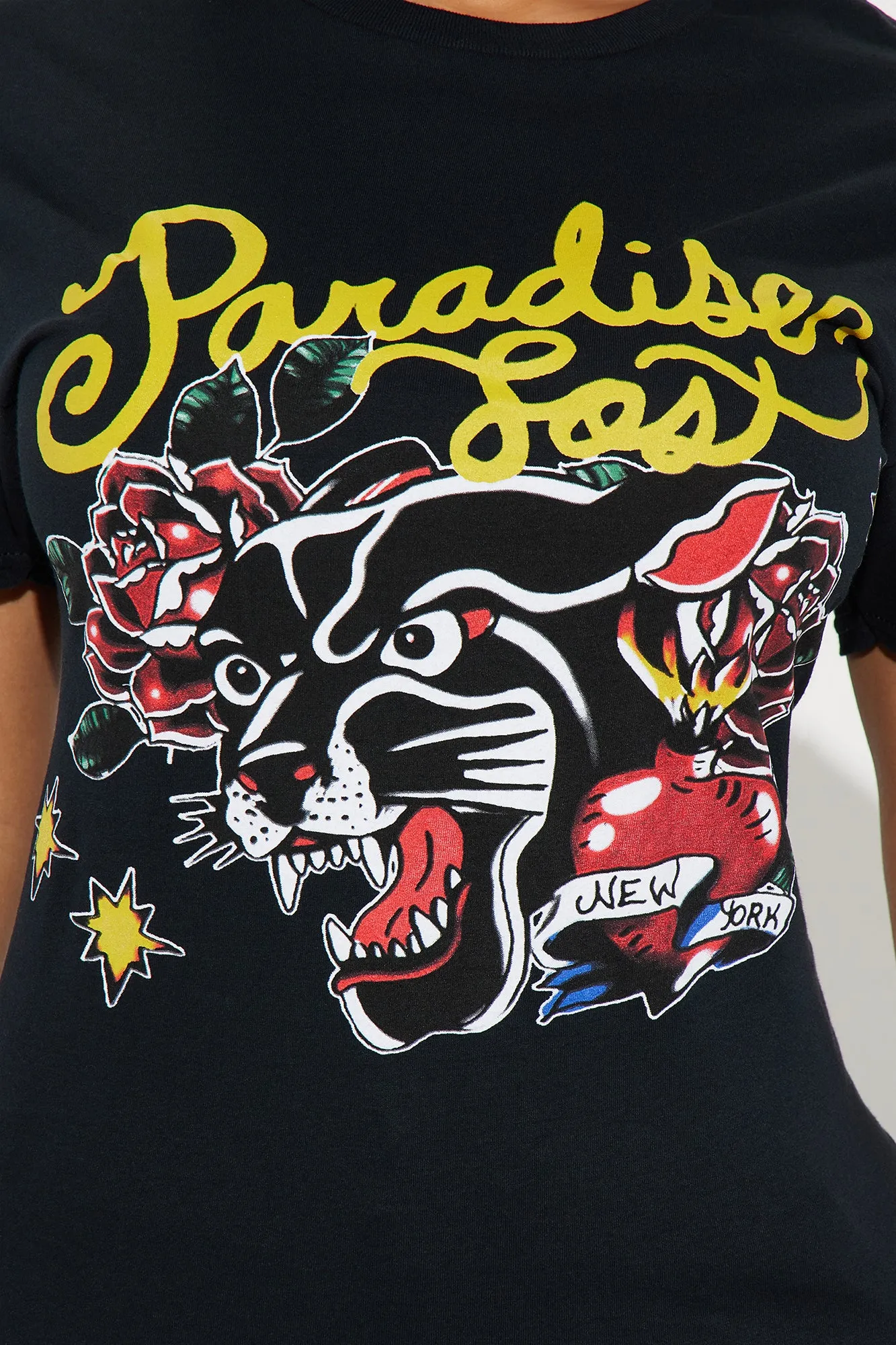 Panther Paradise Lost Graphic Tee - Black