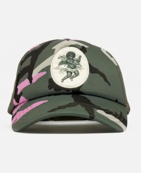 Patta Woodland Camo Trucker Cap (Multi/Woodland Camo)