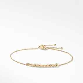 Paveflex Station Bracelet in 18K Gold