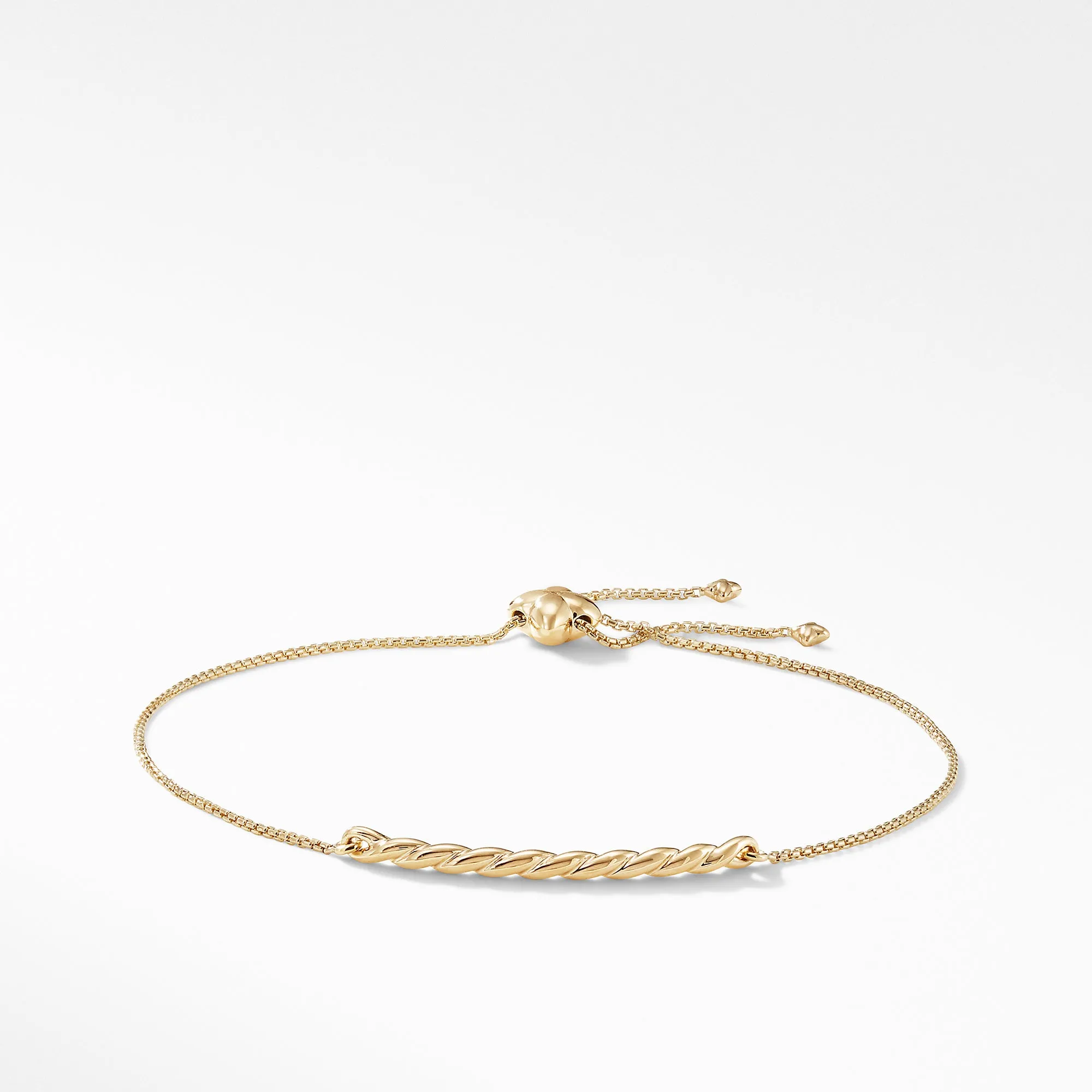 Paveflex Station Bracelet in 18K Gold