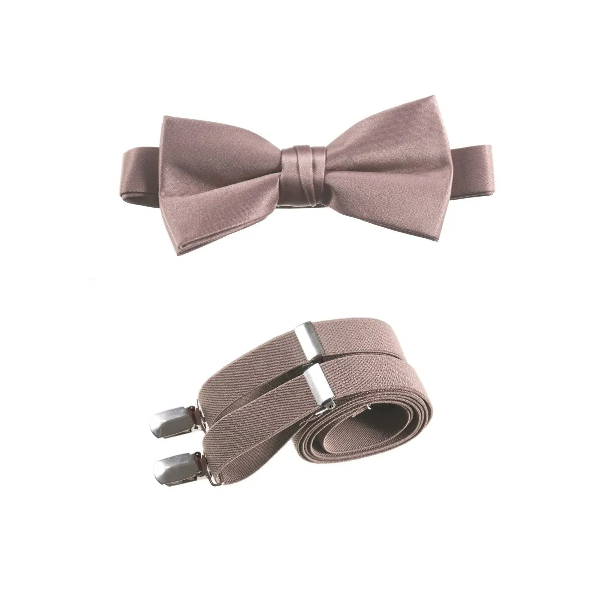 Pre-tied Bow Tie and Adjustable Stretch Suspender Sets