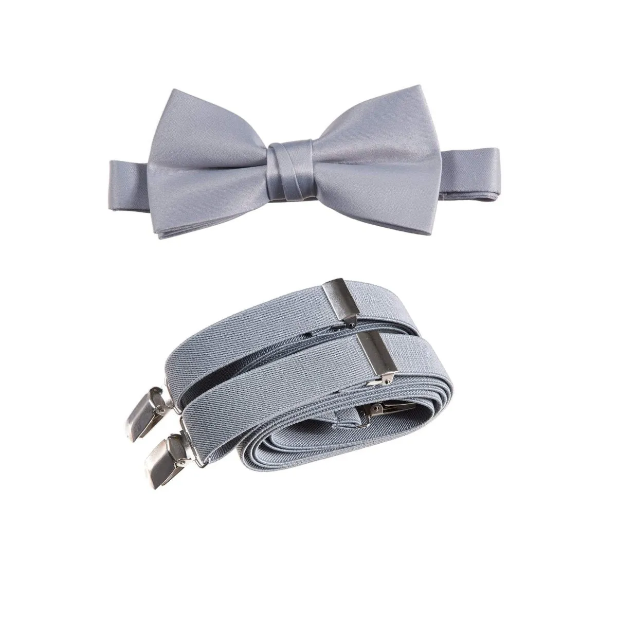 Pre-tied Bow Tie and Adjustable Stretch Suspender Sets