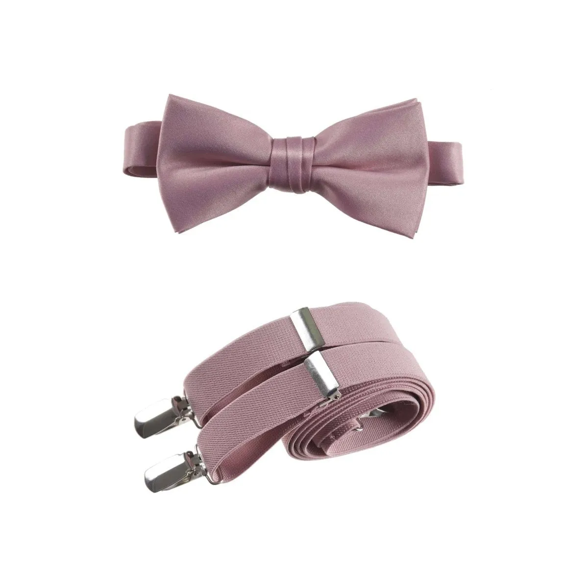 Pre-tied Bow Tie and Adjustable Stretch Suspender Sets