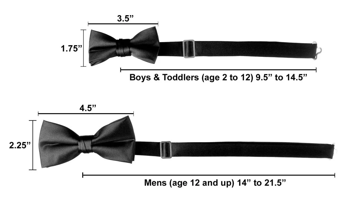 Pre-tied Bow Tie and Adjustable Stretch Suspender Sets