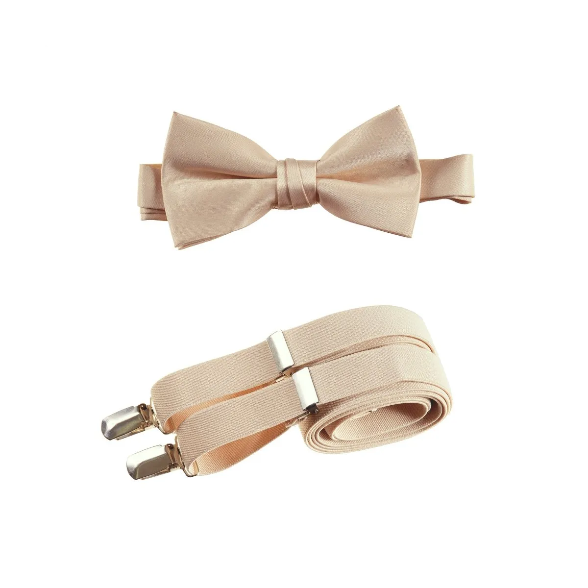 Pre-tied Bow Tie and Adjustable Stretch Suspender Sets