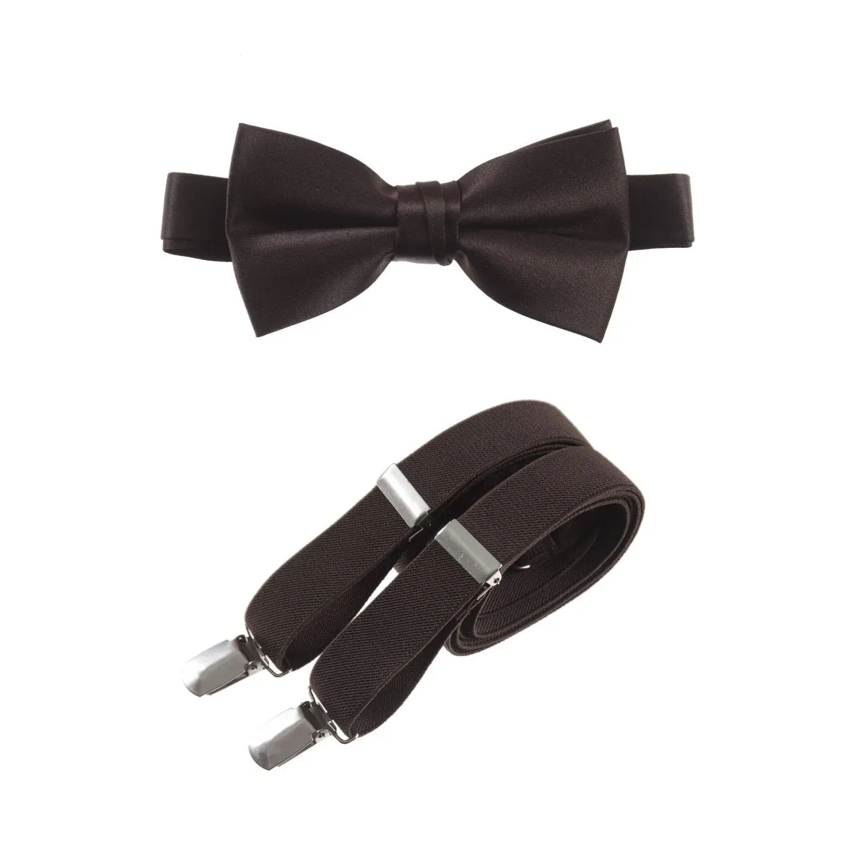 Pre-tied Bow Tie and Adjustable Stretch Suspender Sets